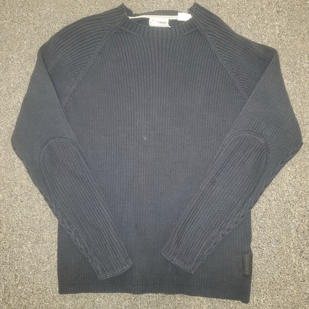 Timberland Men's Classic Fit Pullover Knitted Sweater Long Sleeve Gray Size L